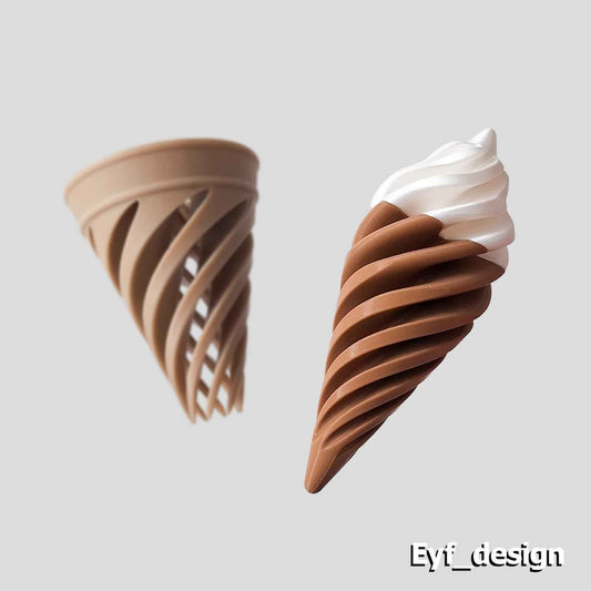 Spiral Ice Cream Cone Fidget