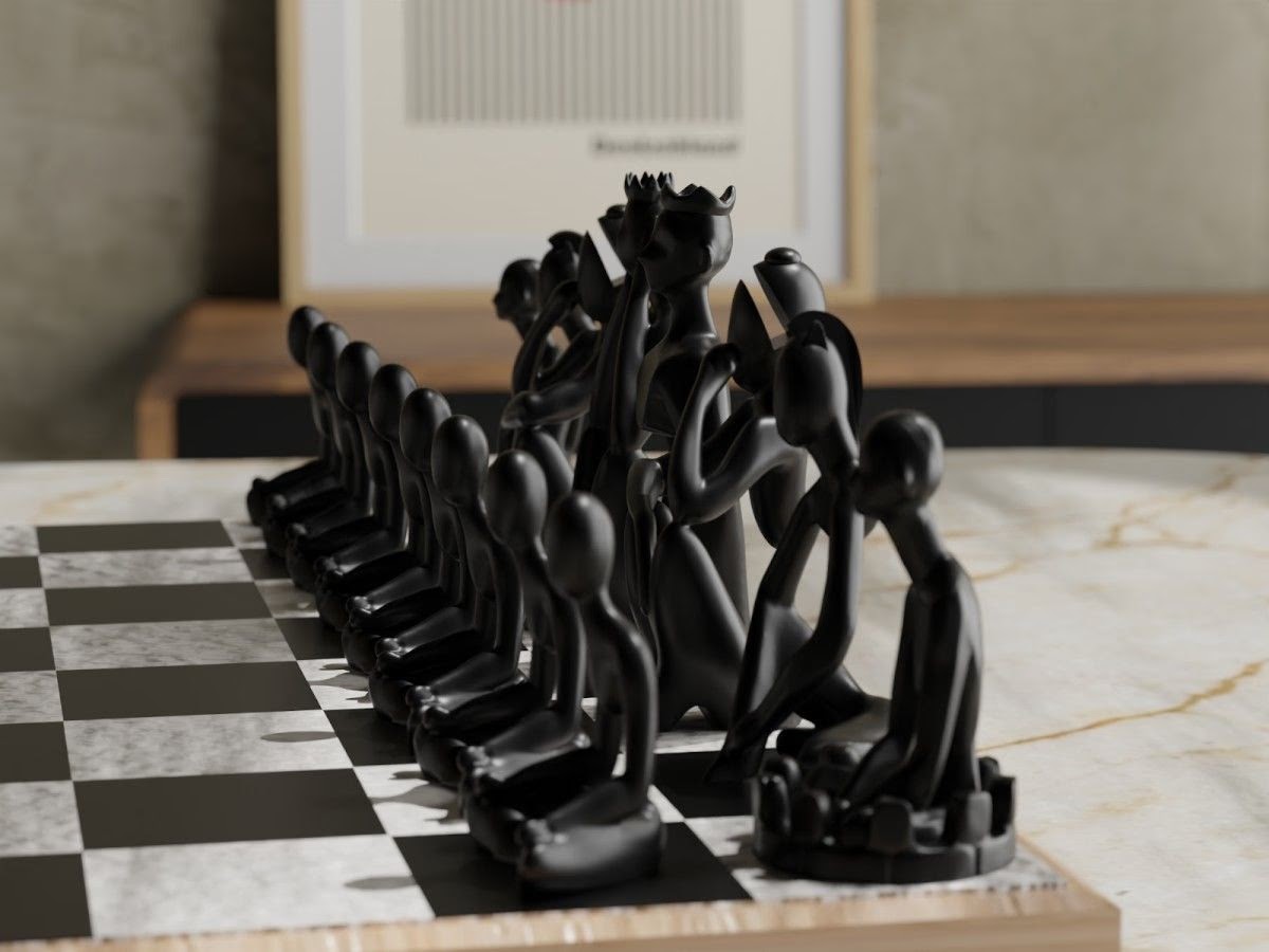 Nobody - Minimalist Chess Set