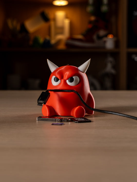 Cable Monster - Desk helper - Red