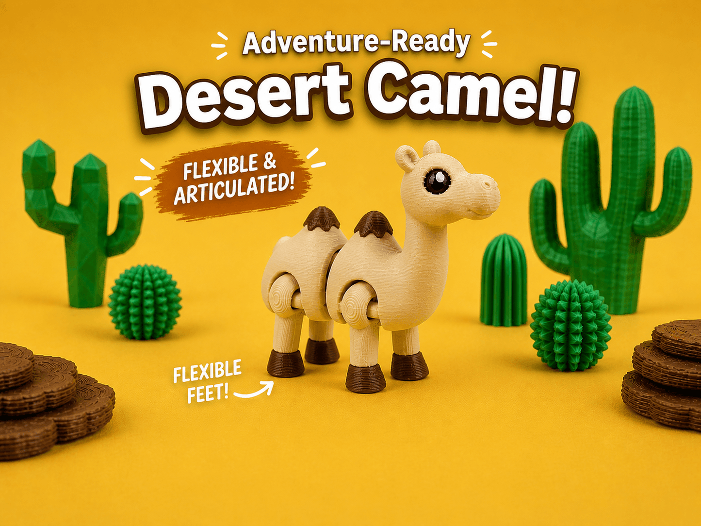 Articulated Desert Camel
