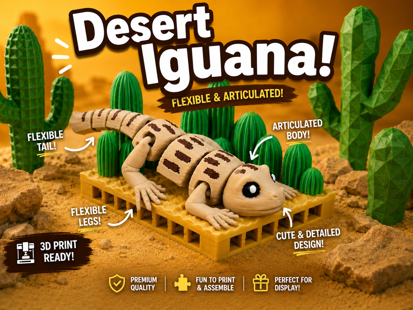 Articulated Desert Iguana