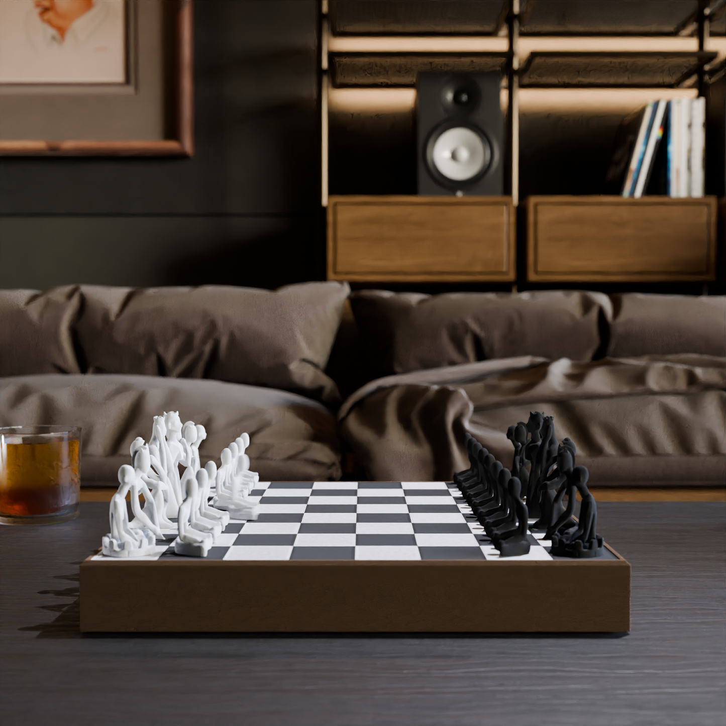 Nobody - Minimalist Chess Set