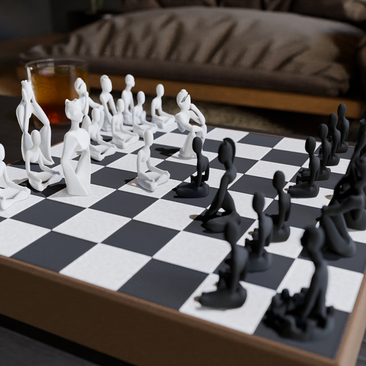 Nobody - Minimalist Chess Set