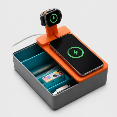 Wireless Charging Desk Organiser