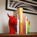 Dragon Bookends | Fantasy Dragon Book Holder | Dragon Shelf Decor | Mythical Book Ends | Gothic Library Decor | Book Lover Gift