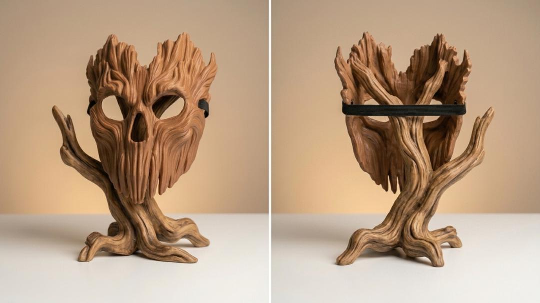 Skullbark Fantasy Cosplay Mask