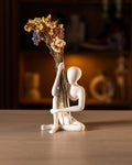 Abstract Figure Vase | Minimalist Flower Vase | Modern Home Decor | Contemporary Sculpture | Decorative Bud Vase | Housewarming Gift